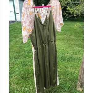 Olive Green Xhilaration 🎯 Gaucho Jumpsuit